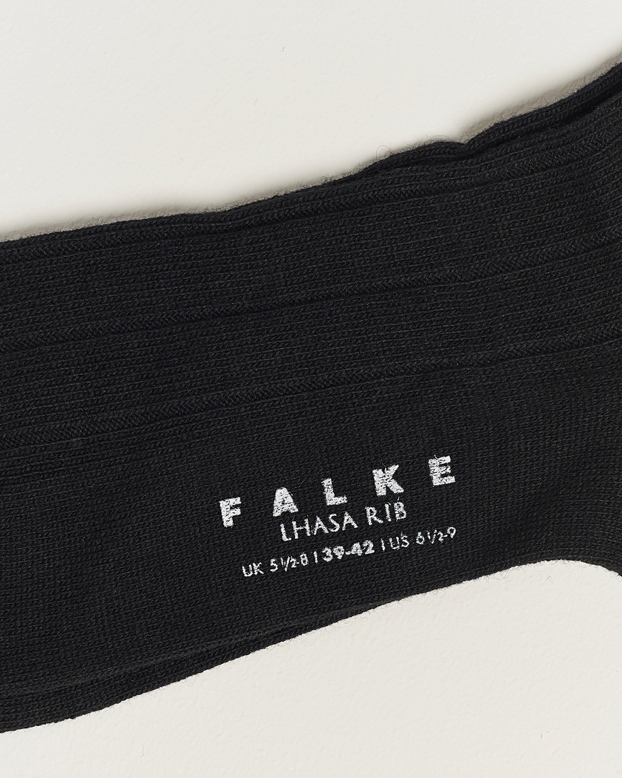 Herre | Almindelige sokker | Falke | Lhasa Cashmere Socks Black