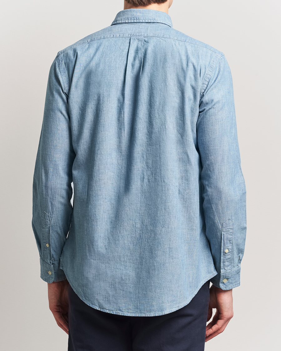 Herre | Skjorter | Polo Ralph Lauren | Custom Fit Shirt Chambray Washed