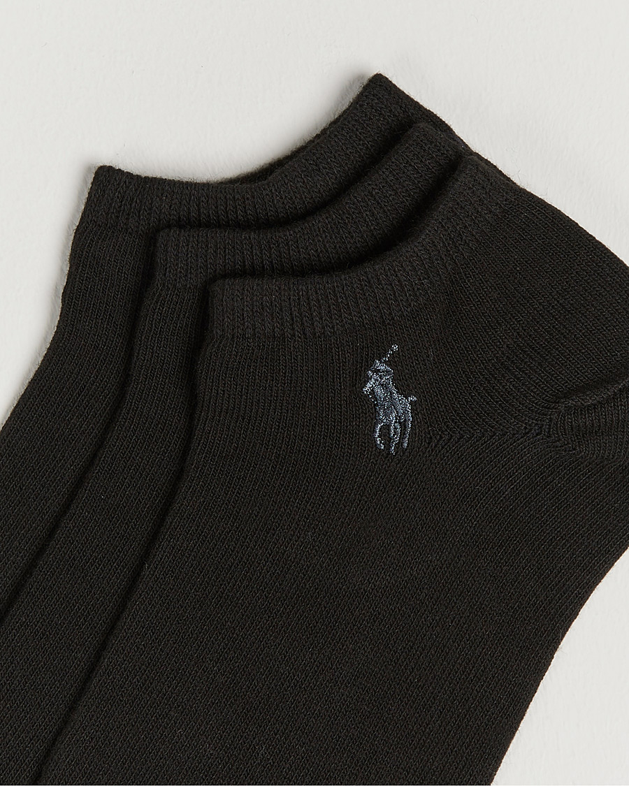 Herre | Strømper | Polo Ralph Lauren | 3-Pack Ghost Sock Black