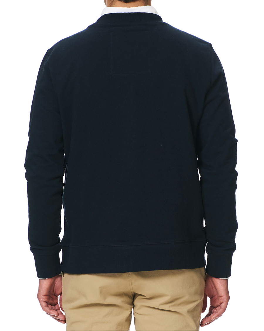 Herre | Trøjer | Morris | Brown Sweater Navy