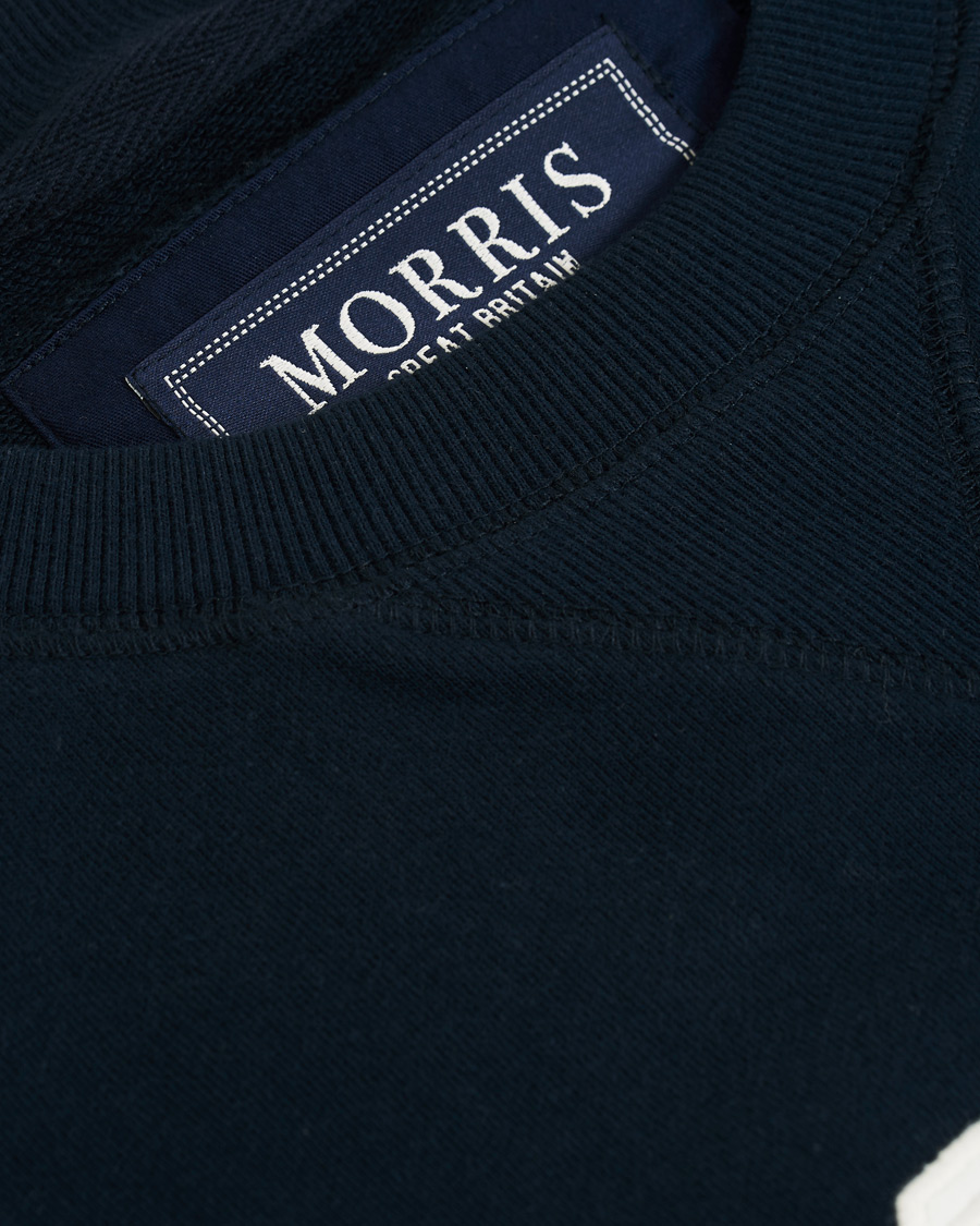 Herre | Trøjer | Morris | Brown Sweater Navy