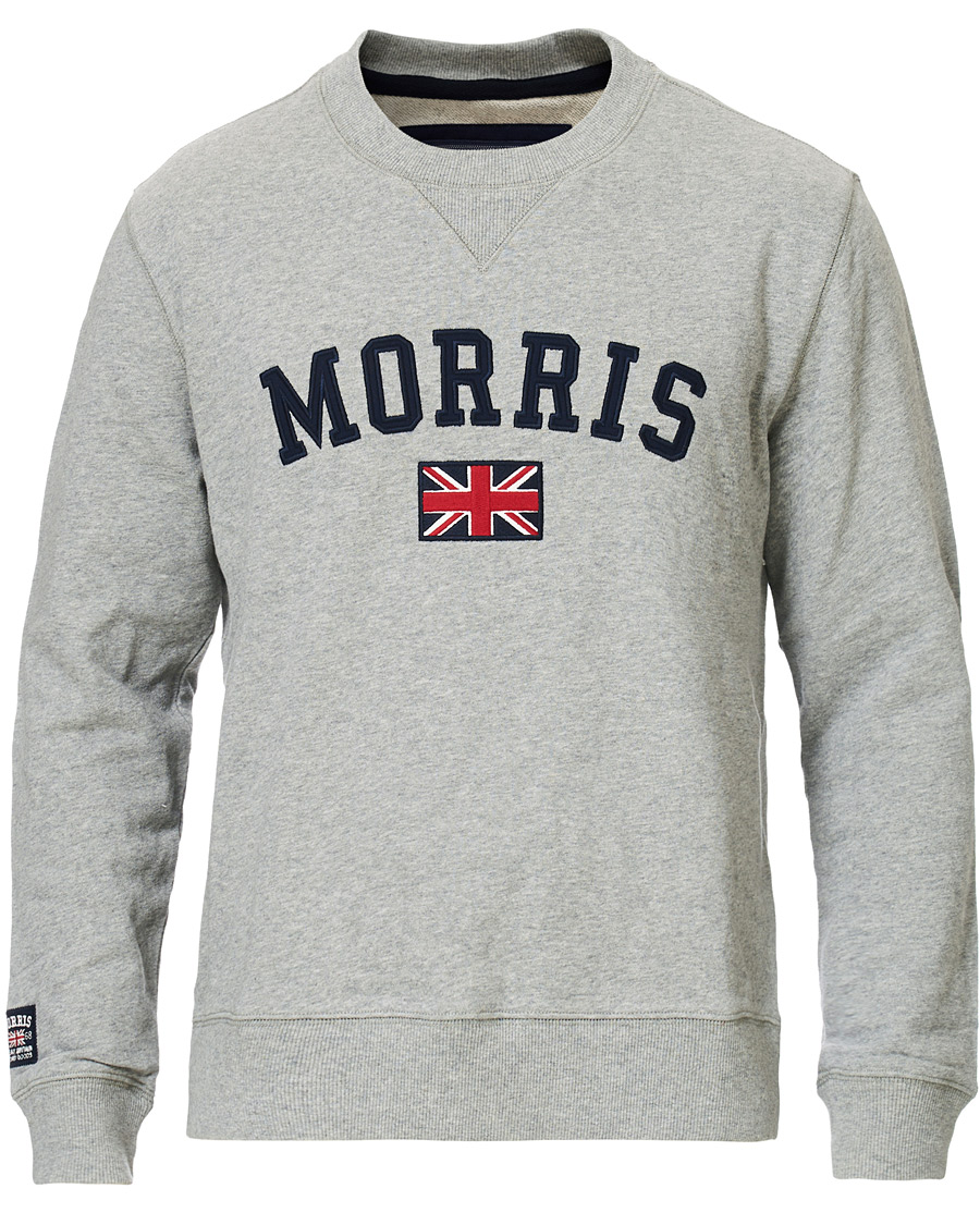 Herre | Trøjer | Morris | Brown Sweater Grey