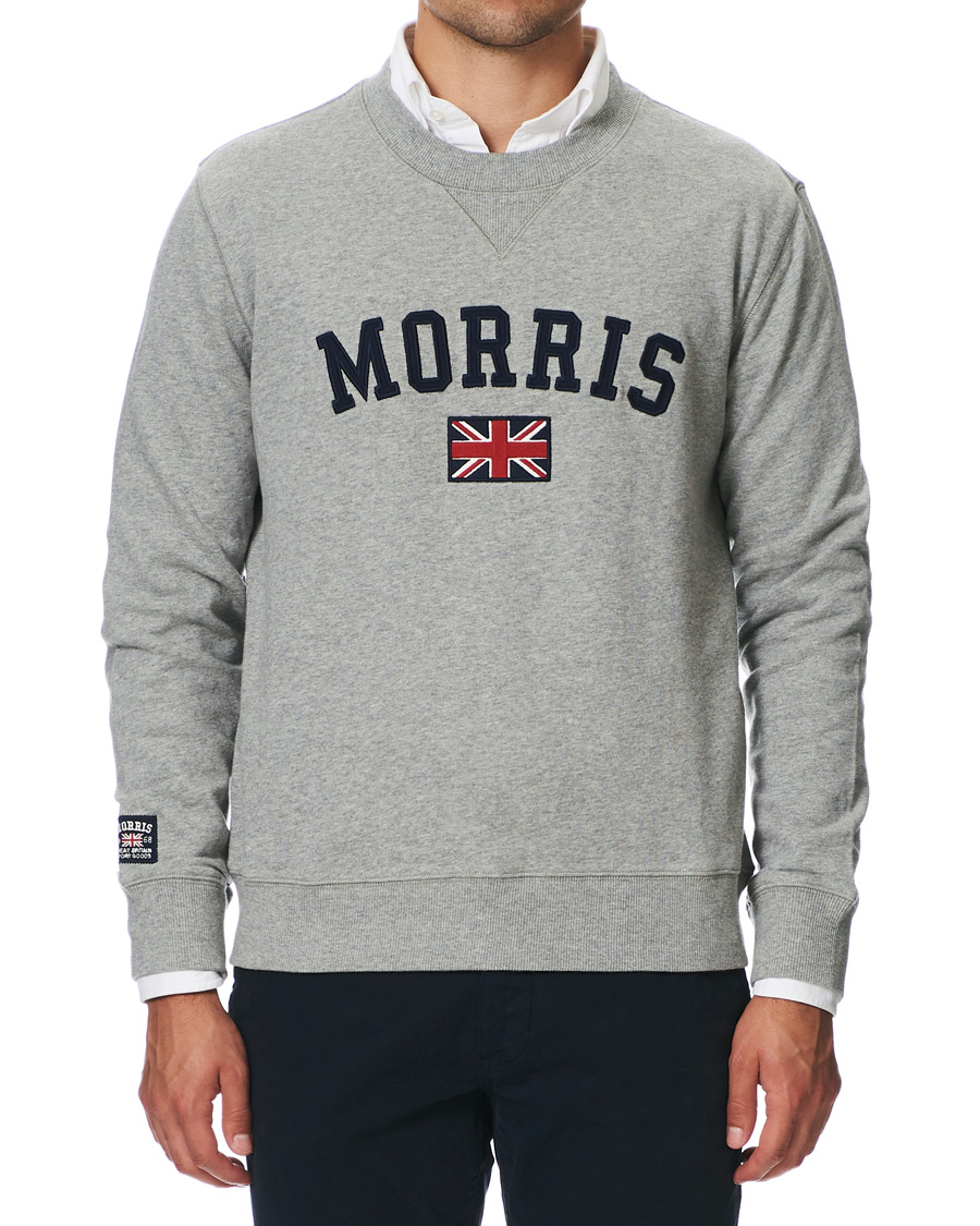 Herre | Trøjer | Morris | Brown Sweater Grey