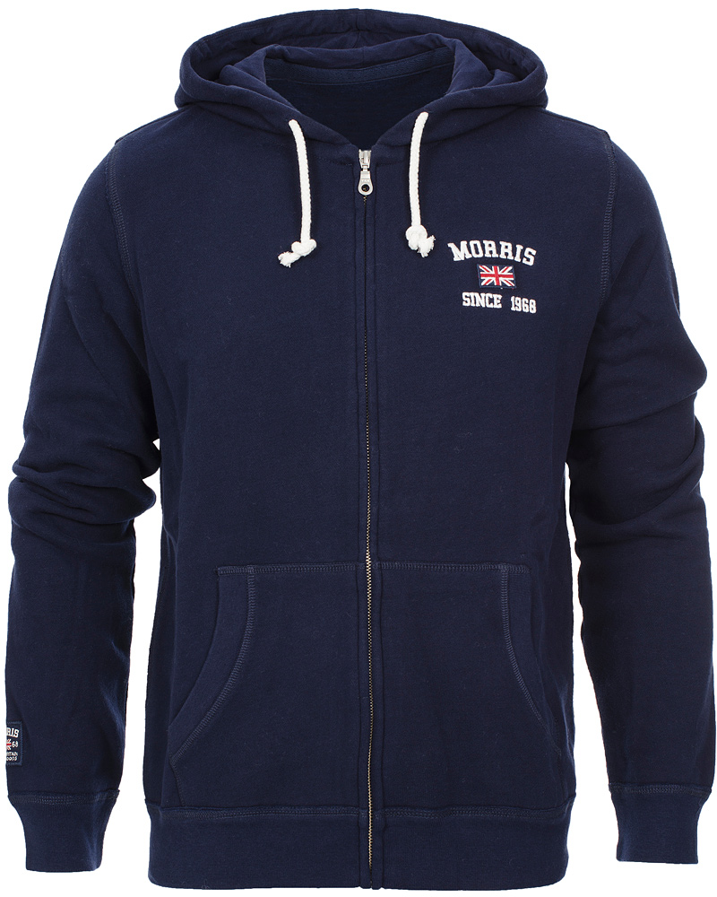 Herre | Trøjer | Morris | Yale Zip-Hood Navy