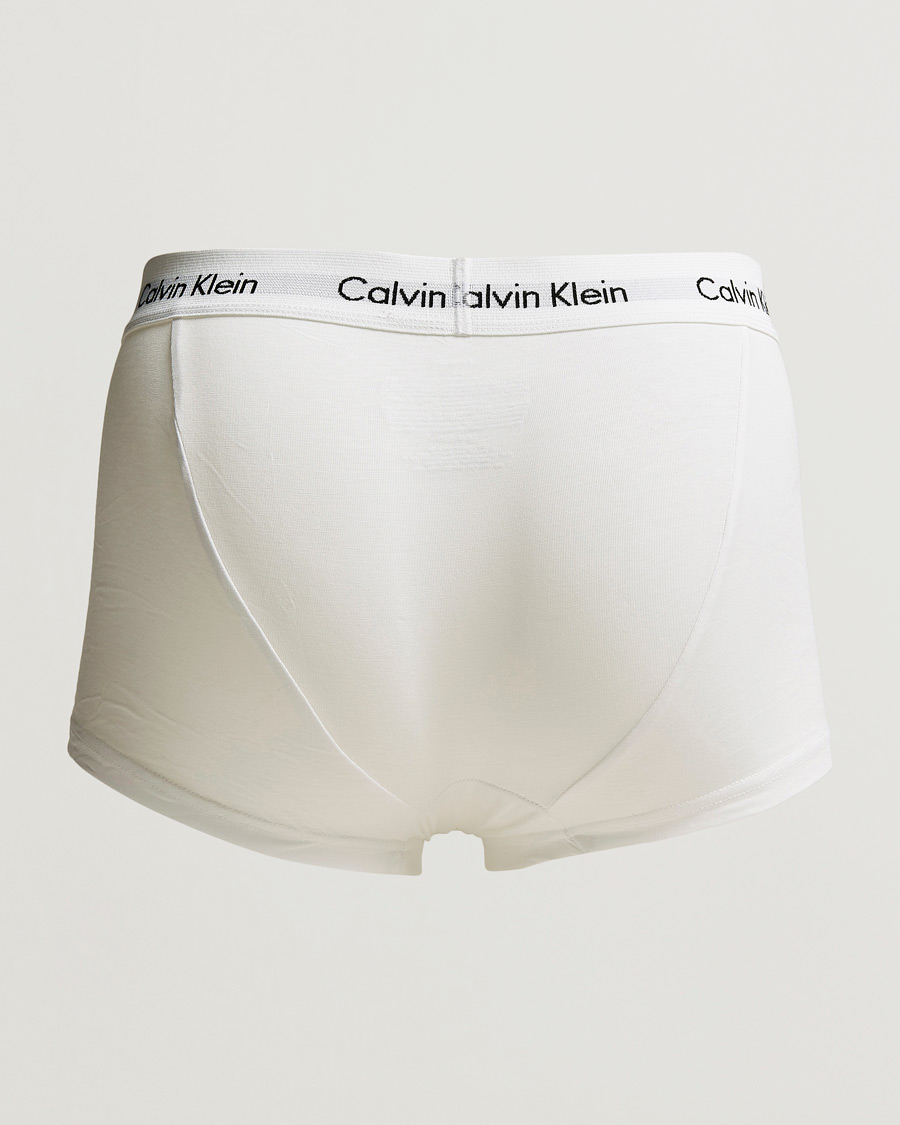 Herre | Calvin Klein | Calvin Klein | Cotton Stretch Low Rise Trunk 3-pack White