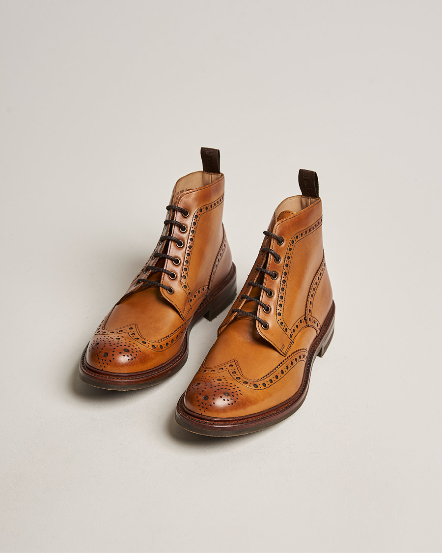 Herre | Støvler | Loake 1880 | Bedale Boot Tan Burnished Calf