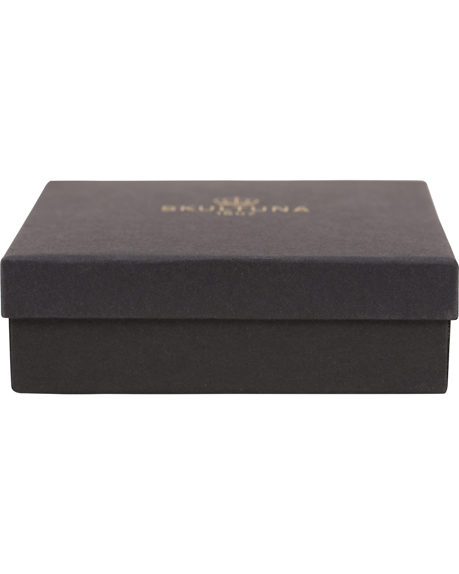 Herre | Skultuna Leather Bracelet Plaited 7 by Lino Ieluzzi Black M - 20cm | Skultuna | Leather Bracelet Plaited 7 by Lino Ieluzzi Black M - 20cm