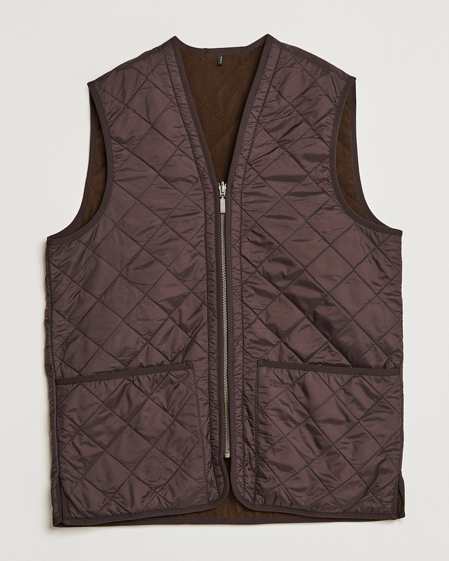 Herre | Veste | Barbour Lifestyle | Quilt Waistcoat/Zip-In Liner Brown