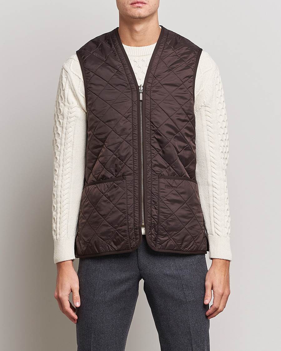 Herre | Tilbehør til jakker | Barbour Lifestyle | Quilt Waistcoat/Zip-In Liner Brown