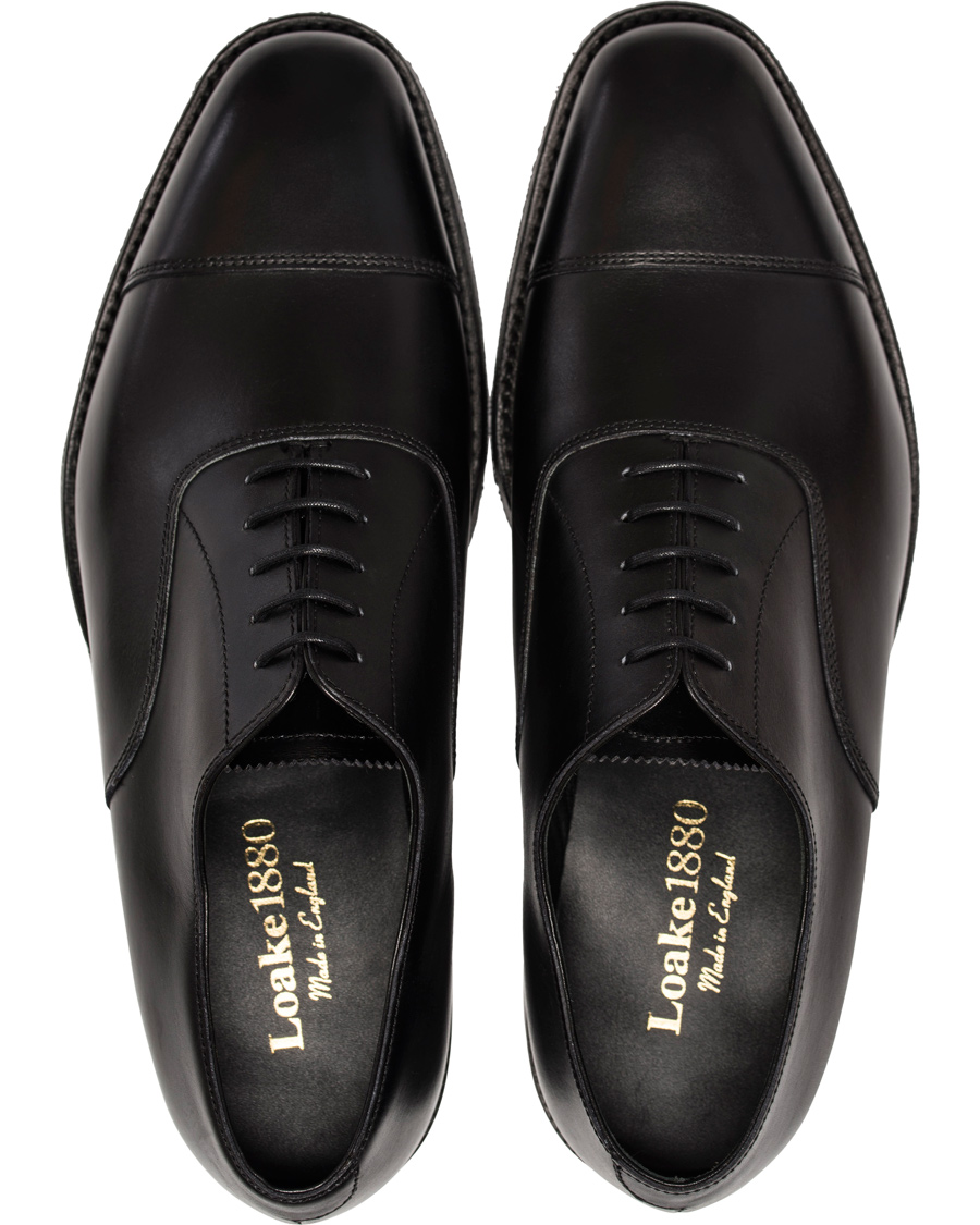Herre | Loake 1880 Aldwych Dainite Oxford Black Calf | Loake 1880 | Aldwych Dainite Oxford Black Calf