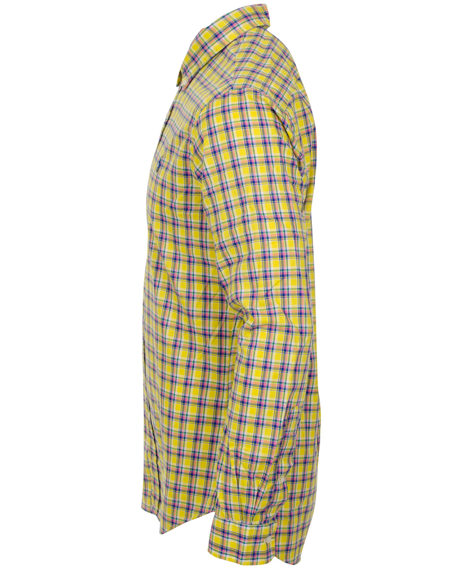 Herre | Skjorter | Polo Ralph Lauren | Slim Fit Oxford Shirt Yellow/Royal