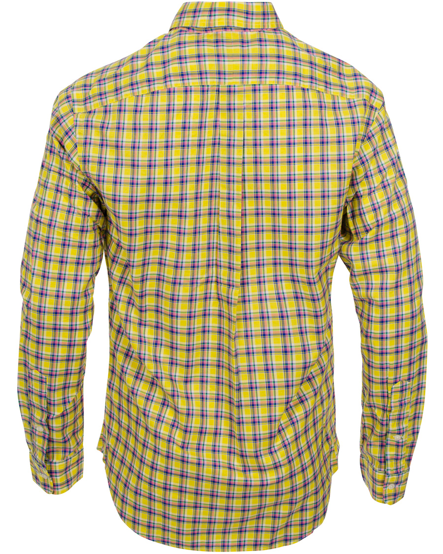 Herre | Skjorter | Polo Ralph Lauren | Slim Fit Oxford Shirt Yellow/Royal