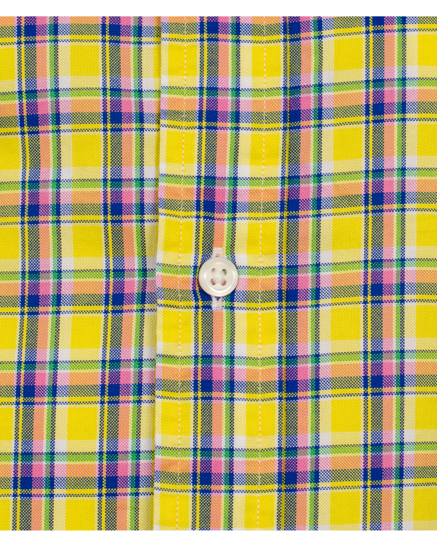 Herre | Skjorter | Polo Ralph Lauren | Slim Fit Oxford Shirt Yellow/Royal
