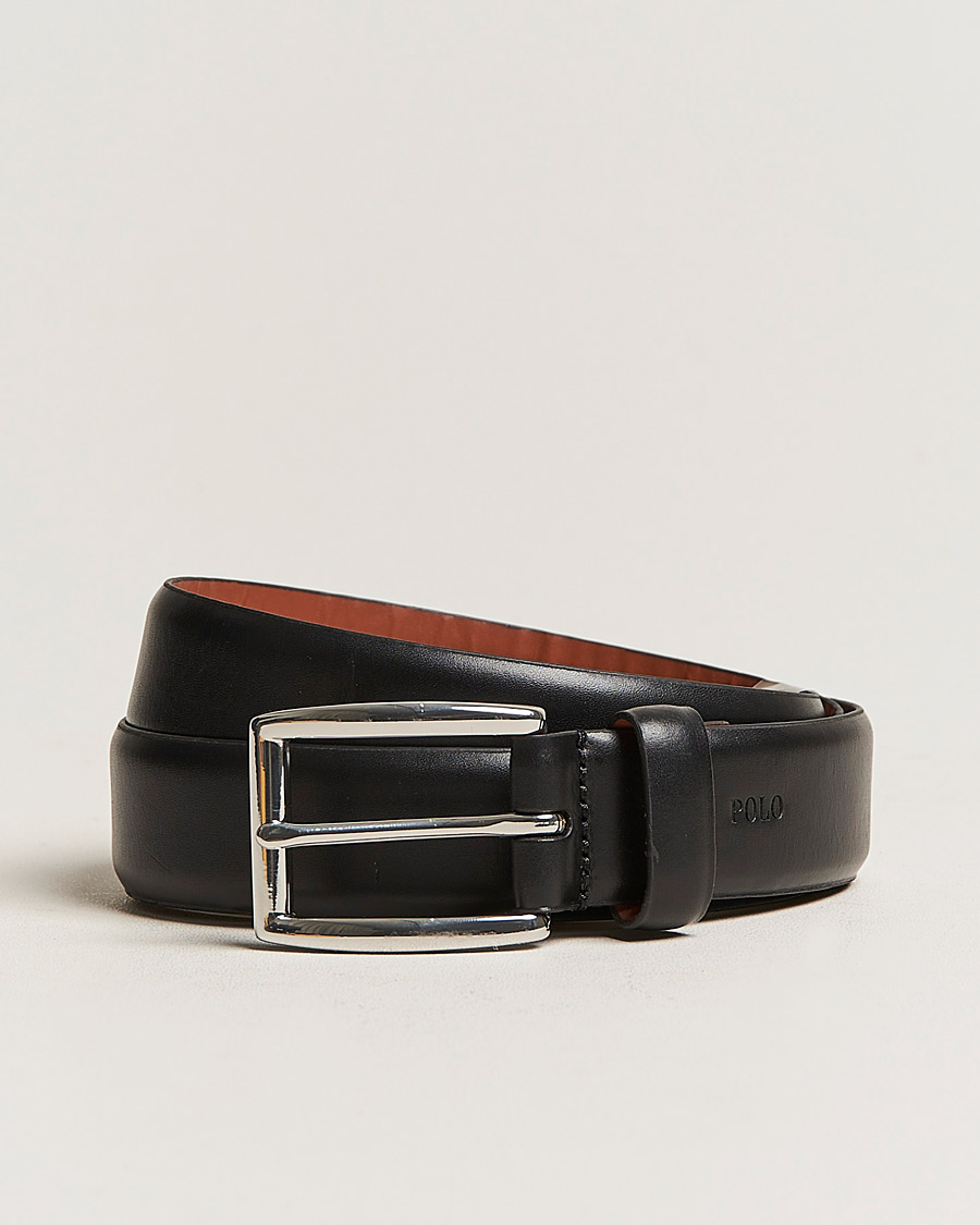 Herre | Bælter | Polo Ralph Lauren | Cowhide Belt 3 cm Black