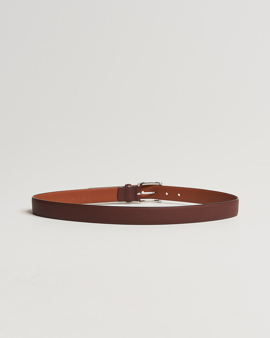 Herre |  | Polo Ralph Lauren | Cowhide Belt 3 cm Brown
