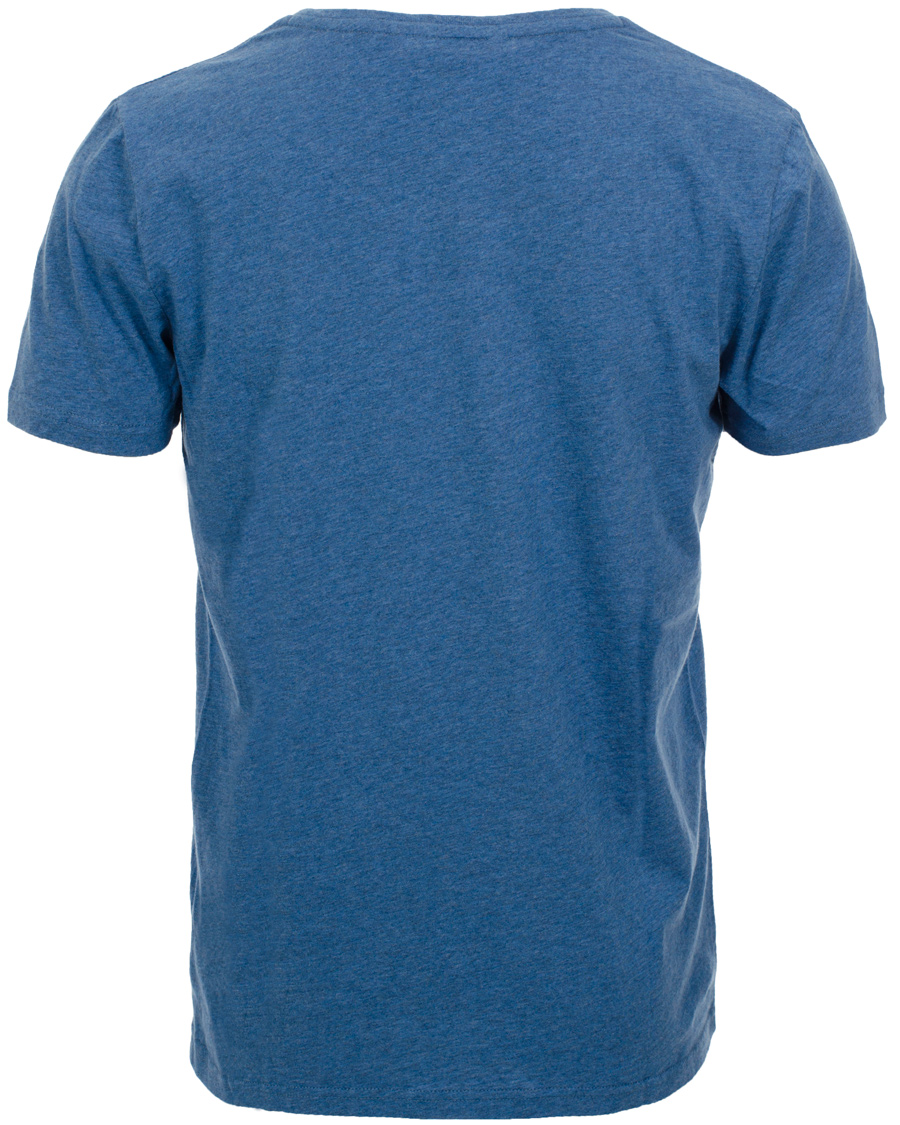 Herre | T-Shirts | NN07 | Iver 3116 T-Shirt Mid Blue Melange