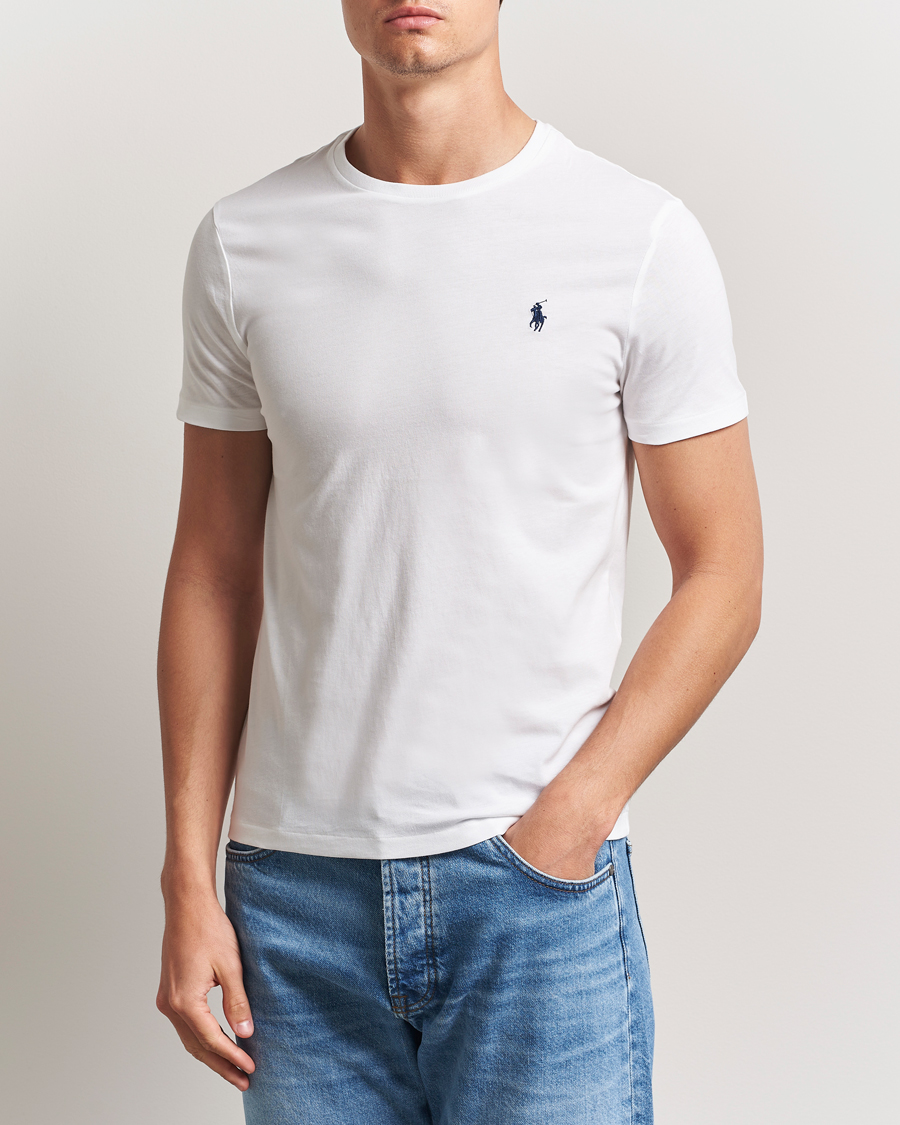 Herre | The Classics of Tomorrow | Polo Ralph Lauren | Custom Slim Fit Tee White