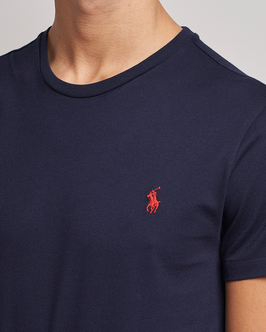 Herre | T-Shirts | Polo Ralph Lauren | Custom Slim Fit Tee Ink