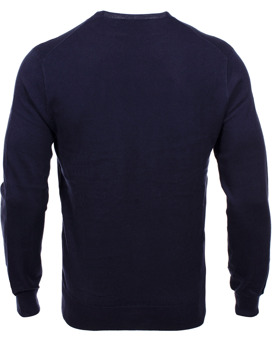 Herre | Trøjer | Polo Ralph Lauren | Slim Fit Pima Cotton Crew Neck Pullover Hunter Navy
