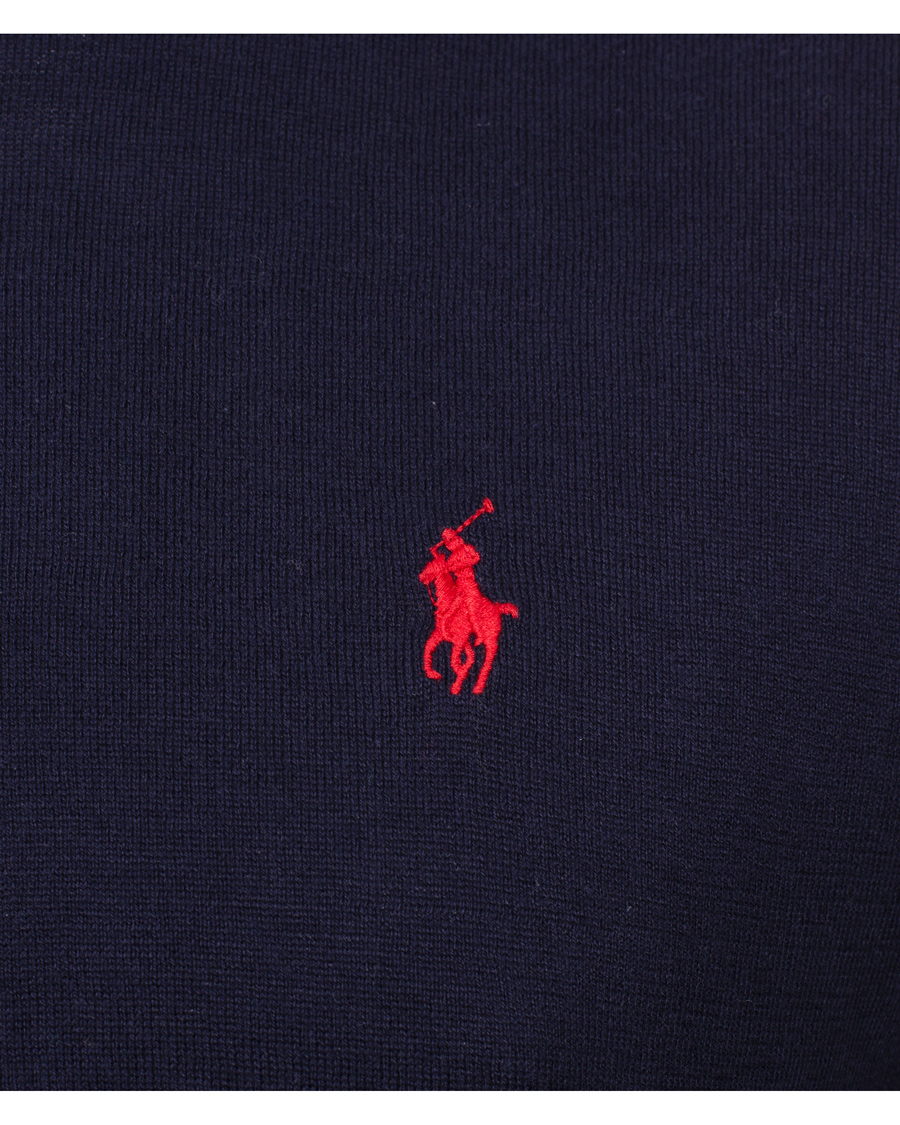 Herre | Trøjer | Polo Ralph Lauren | Slim Fit Pima Cotton Crew Neck Pullover Hunter Navy