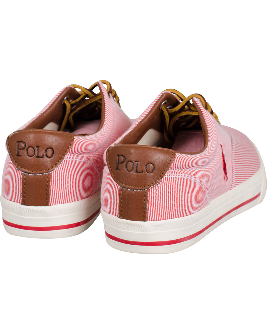 Herre | Polo Ralph Lauren Vaughn-NE Stripe Sneaker RL Red | Polo Ralph Lauren | Vaughn-NE Stripe Sneaker RL Red