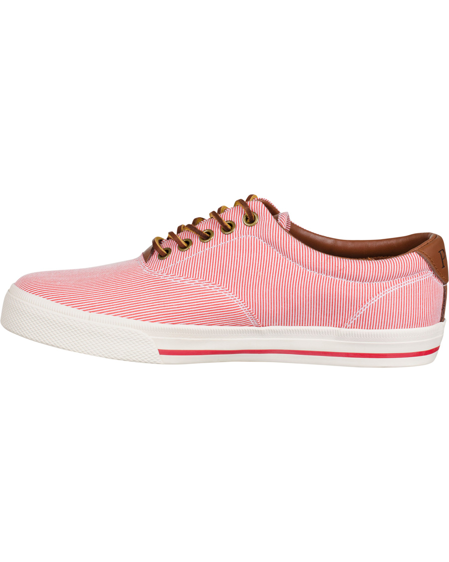 Herre | Polo Ralph Lauren Vaughn-NE Stripe Sneaker RL Red | Polo Ralph Lauren | Vaughn-NE Stripe Sneaker RL Red