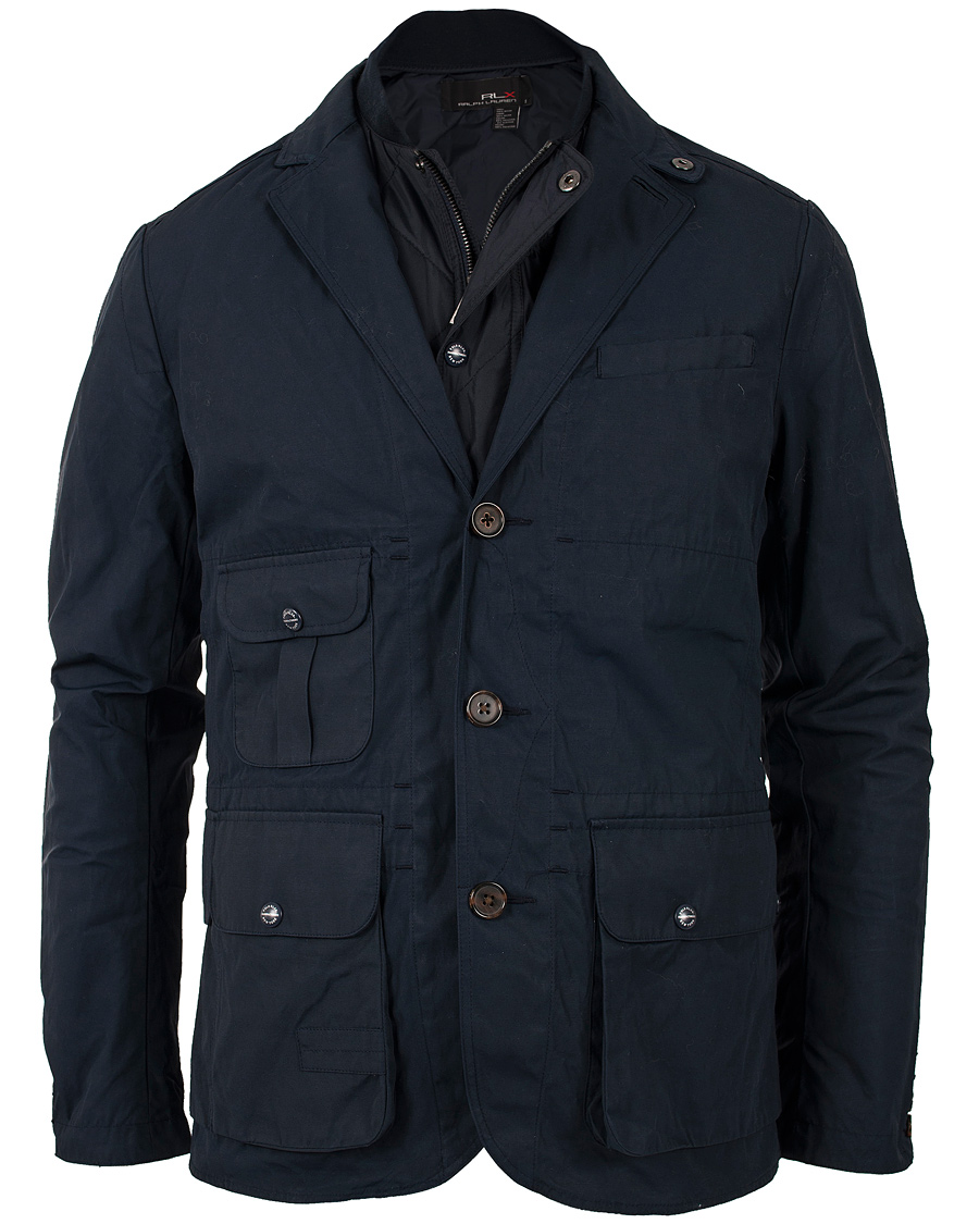 Herre | Jakker | Polo Ralph Lauren | RLX Wading Sport Coat Aviator Navy