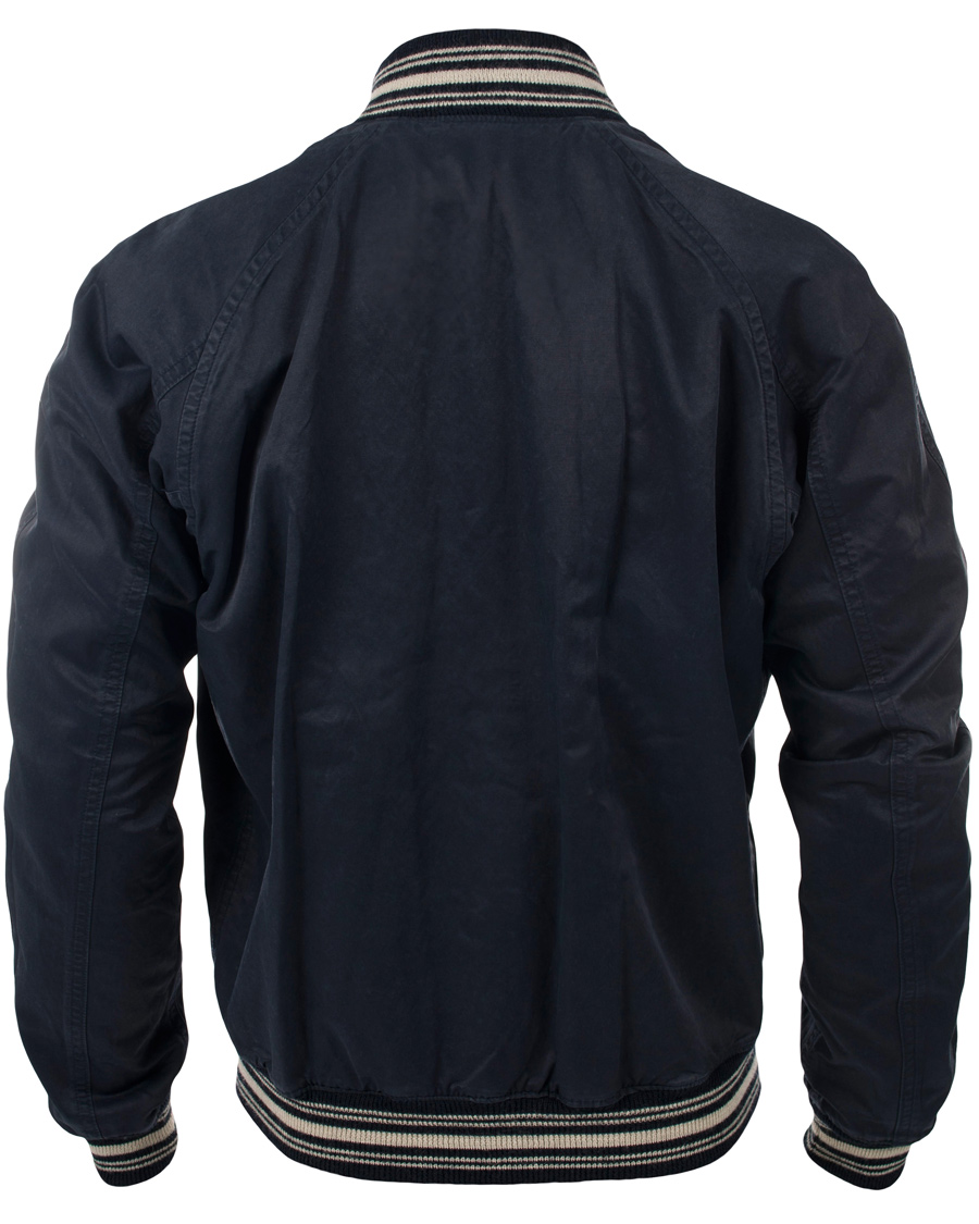 Herre | Jakker | Polo Ralph Lauren | Reversible Satin Varsity Jacket Navy