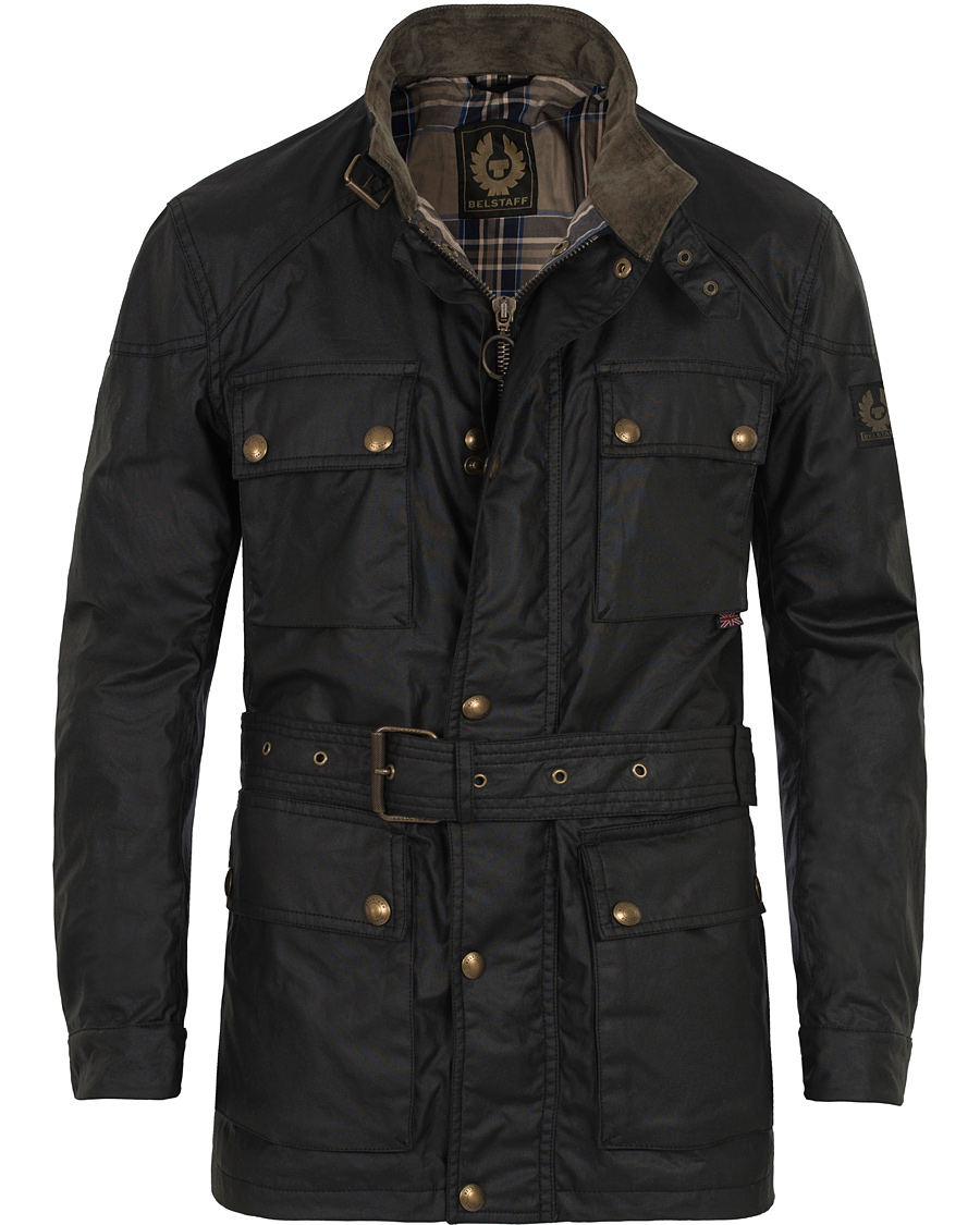 Render Observatory Klappe Belstaff Roadmaster Belted Jacket Black 50 - CareOfCarl.dk