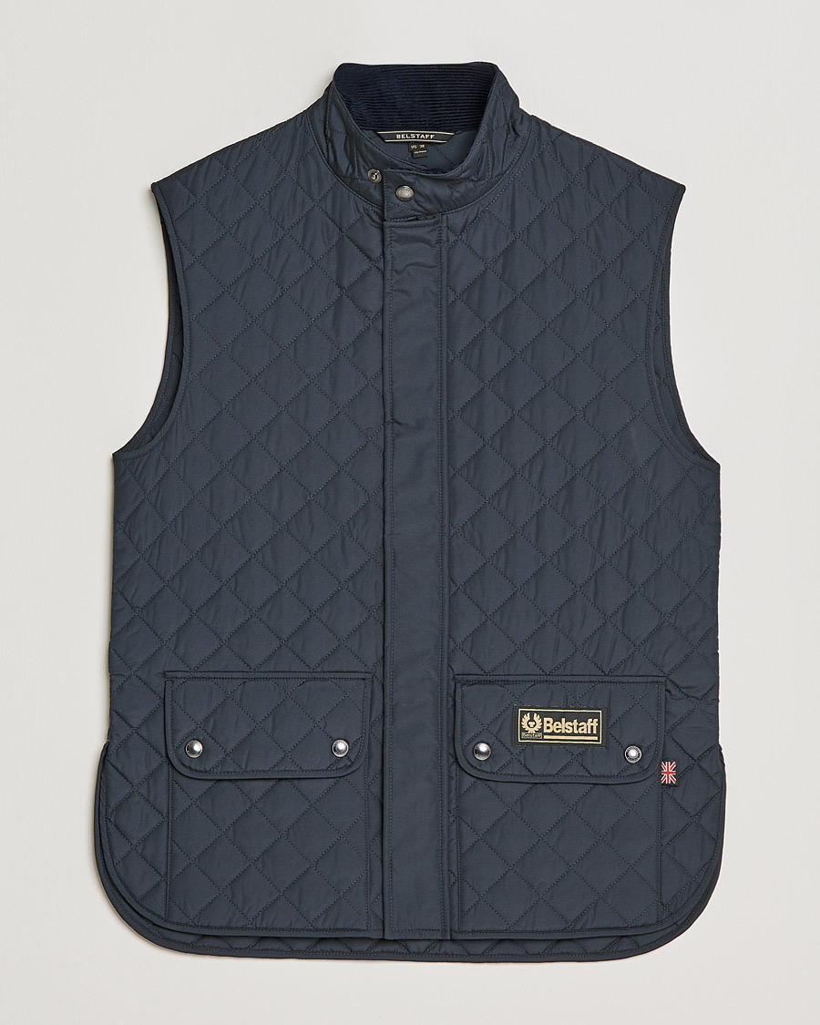 Herre | Jakker | Belstaff | Waistcoat Quilted Navy