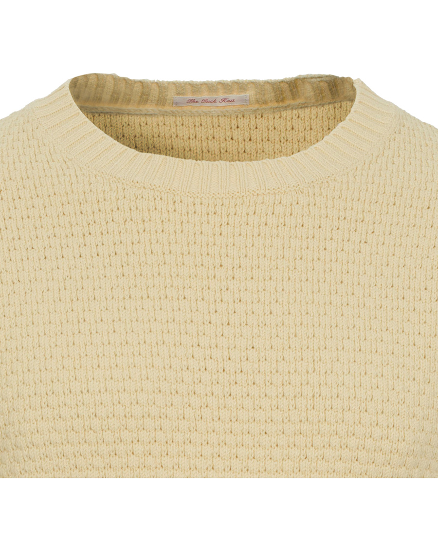 Herre | Trøjer | GANT Rugger | The Tuck Knit Sweater Cream
