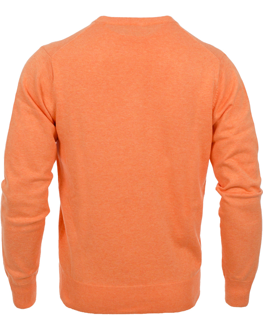 Herre | Trøjer | GANT | Light Weight Cotton V-Neck Pullover Carrot Melange
