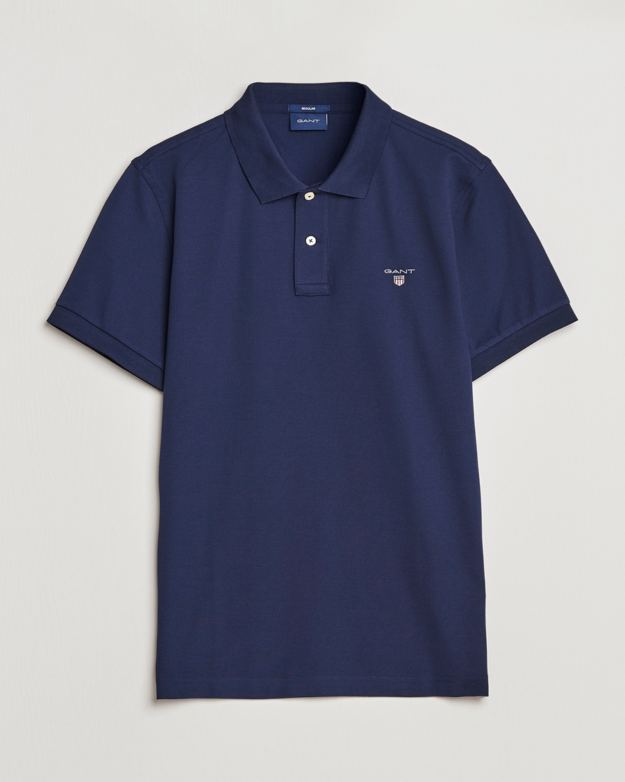 Herre | Polotrøjer | GANT | The Original Polo Evening Blue