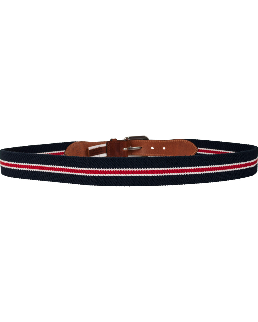 Herre | GANT Prep School Elastic Belt Bright Red | GANT | Prep School Elastic Belt Bright Red