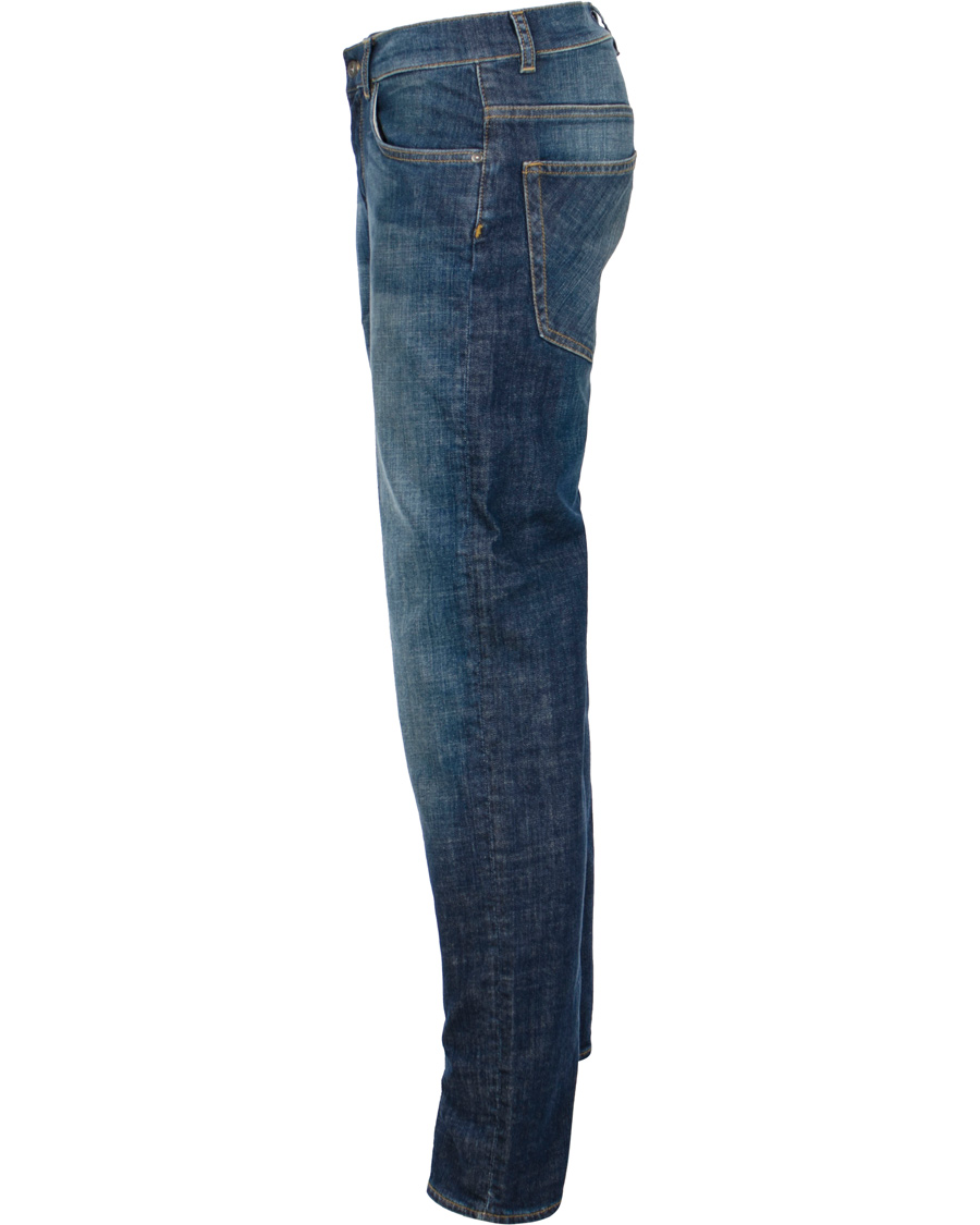 Herre | Jeans | GANT | Knight Stretch Jean Tyler Fit Mid Blue Worn in