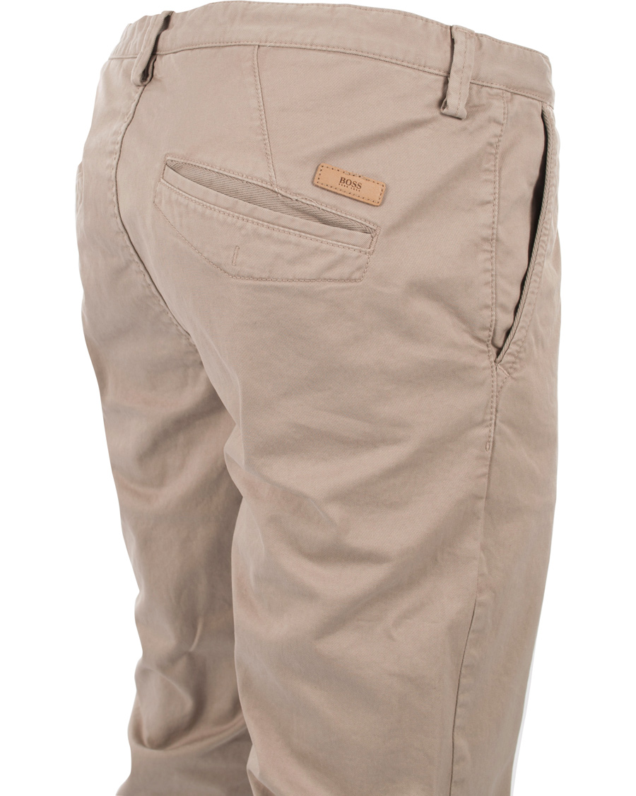 Herre | Bukser | BOSS BLACK | BOSS Rice 1-D Slim Fit Chinos Open Beige
