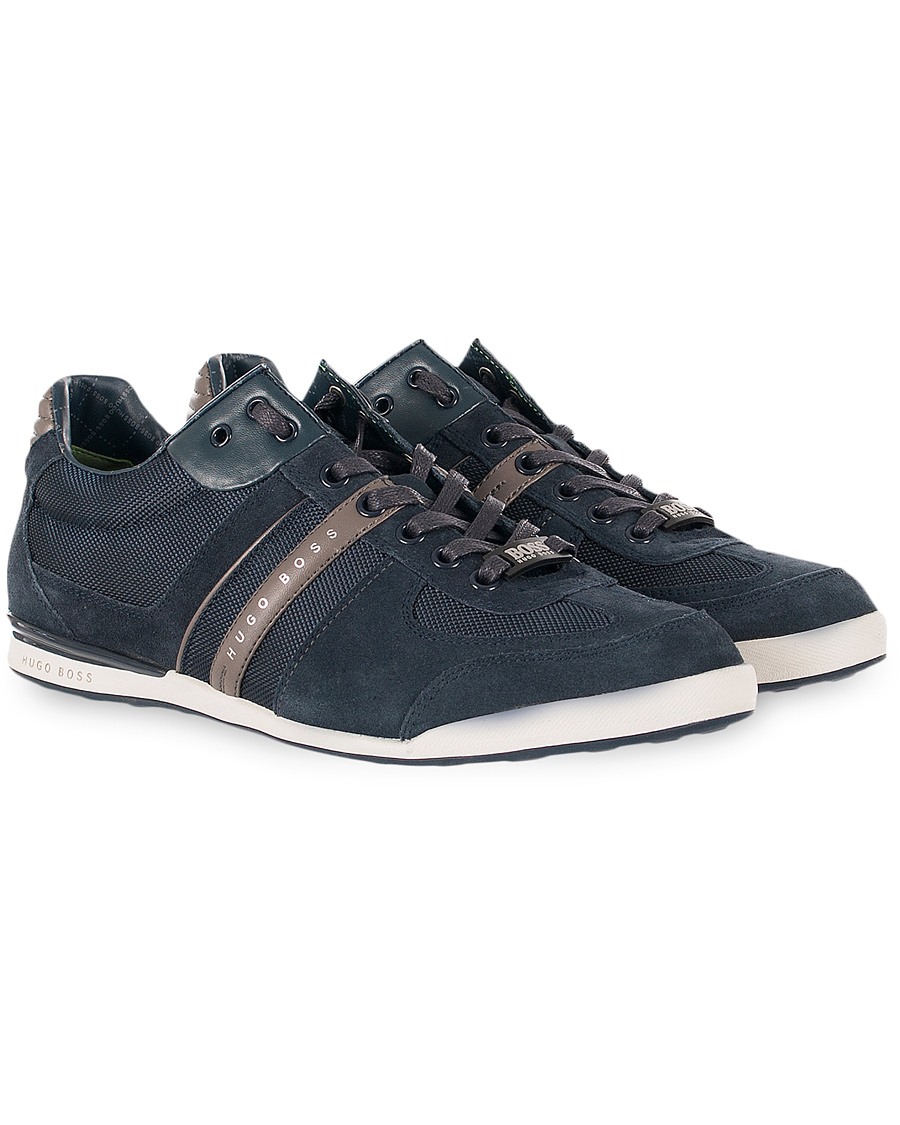 Herre | BOSS Athleisure Akeen Sneaker Open Blue | BOSS GREEN | BOSS Athleisure Akeen Sneaker Open Blue
