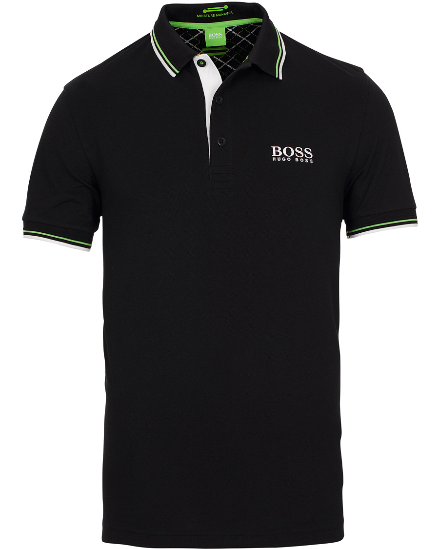 Herre | Polotrøjer | BOSS GREEN | BOSS Athleisure Paddy Pro Piké Black