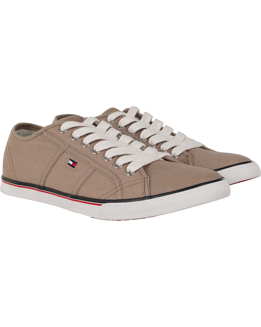Herre | Tommy Hilfiger Vantage 2A Canvas Sneaker Grey Cobblestone | Tommy Hilfiger | Vantage 2A Canvas Sneaker Grey Cobblestone