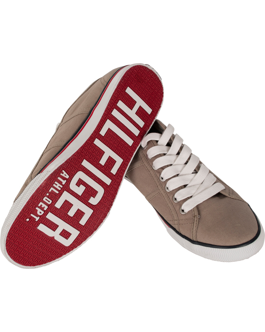 Herre | Tommy Hilfiger Vantage 2A Canvas Sneaker Grey Cobblestone | Tommy Hilfiger | Vantage 2A Canvas Sneaker Grey Cobblestone