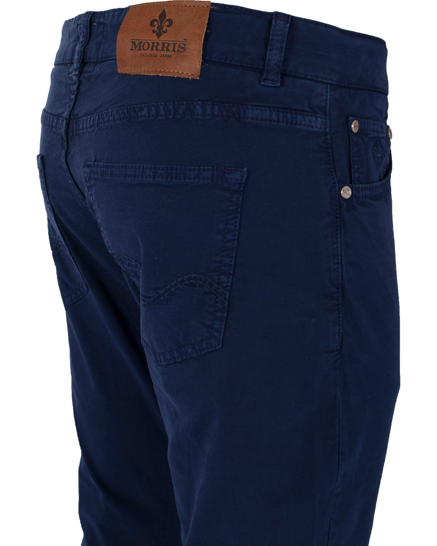 Herre | Jeans | Morris | James Canvas 5-Pocket Royal Blue