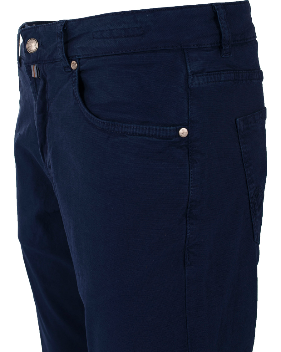 Herre | Jeans | Morris | James Canvas 5-Pocket Royal Blue