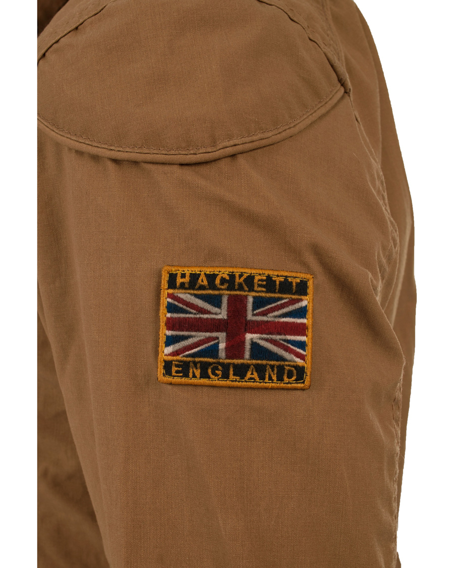 Herre | Jakker | Hackett | Waxed Cotton Jacket Khaki