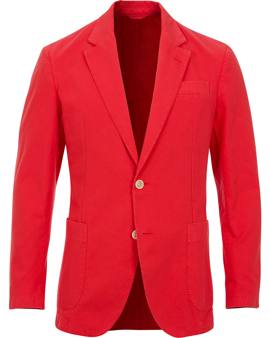 Herre | Blazere & jakker | Hackett | Garment Dye Jacket Red
