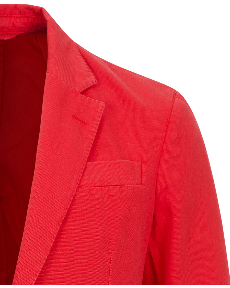 Herre | Blazere & jakker | Hackett | Garment Dye Jacket Red
