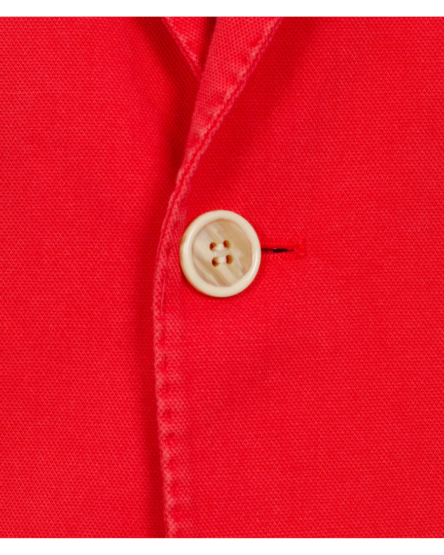 Herre | Blazere & jakker | Hackett | Garment Dye Jacket Red