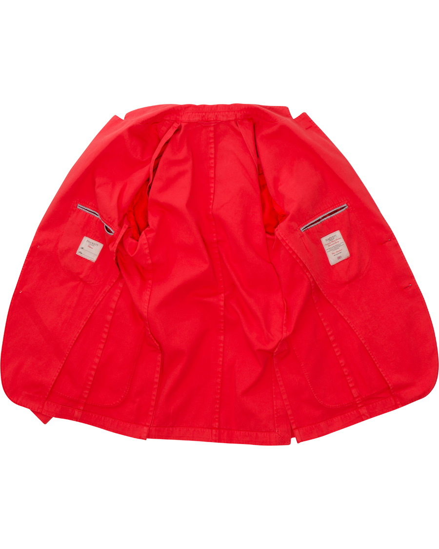 Herre | Blazere & jakker | Hackett | Garment Dye Jacket Red