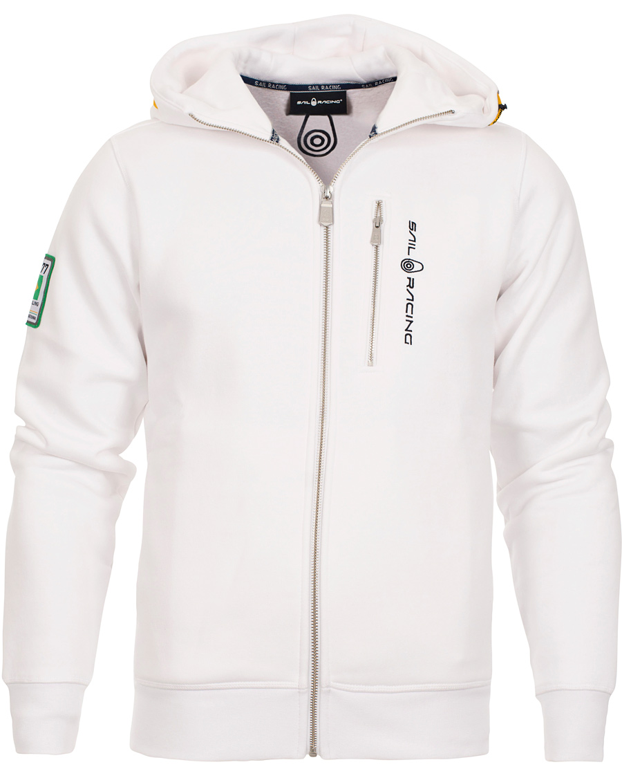 Herre | Trøjer | Sail Racing | International Zip Hood Brasil White