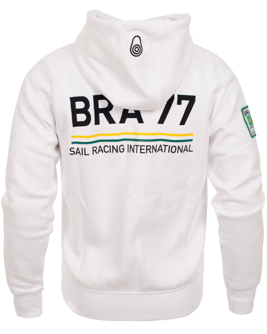 Herre | Trøjer | Sail Racing | International Zip Hood Brasil White