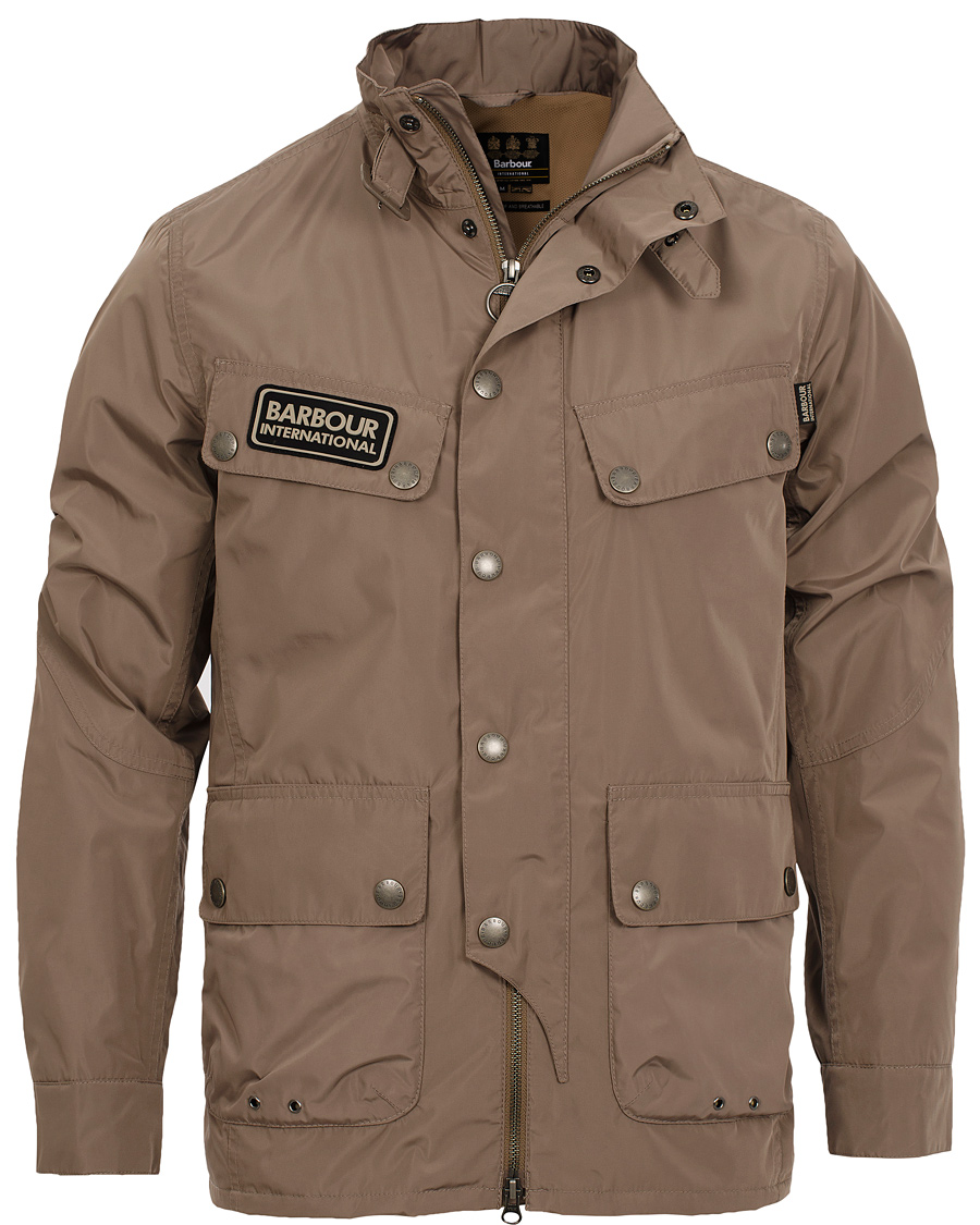 Herre | Jakker | Barbour International | Rainton Polyester Jacket Military